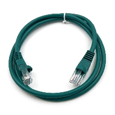 Патч-корд Buro cat.5e 1м зеленый RJ-45 (м)-RJ-45 (м)
