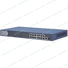 Коммутатор Hikvision DS-3E0518P-E 17G 1SFP 16PoE+ 230W неуправляемый