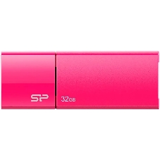 Флешка USB R/W 32Gb, Silicon Power Ultima U05, USB 2.0, Розовый