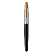Ручка перьевая Parker 51 Premium (CW2169030) Black St.Steel GT, F, сталь нержавеющая, подарочная коробка