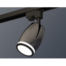 Светильник Ambrella light XT1123011 DCH/SBK/FR черный хром/черный песок/белый матовый MR16 GU5.3 (A2521, C1123, N7121)