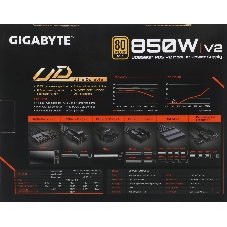 Блок питания Gigabyte UD850GM PG5 V2 GP-UD850GM PG5 850W, 80Plus, Gold, Полностью модульный, PCIe Gen 5.0 compatible 28200-U85GP-2EUR