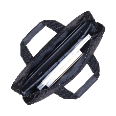 Сумка для ноутбука ExeGate EX264610RUS Office F1595 Black, черная, полиэстер, для ноутбуков до 15.6