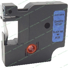 Картридж ленточный Cactus CS-D1-45016 2мм, черный шрифт, синий фон, 7м для DYMO LM 160, 210D, 280, PnP, 420P, 500 TS; Rhino Pro 6000, 5200, 4200