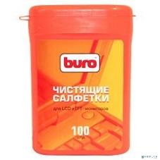 Салфетки Buro BU-tft для экранов ЖК мониторов туба 100шт влажных