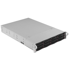 Корпус Supermicro CSE-826BAC4-R920LPB, 2U, 8 x SAS3 & 4 x hybrid NVMe 3.5 bays