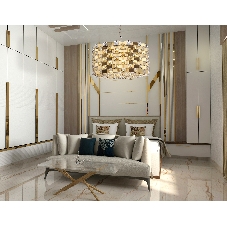 Люстра Ambrella light LH41003/12 BS/CL латунь/прозрачный E14*12 max 40W D540*290