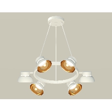 Светильник Ambrella light XB9191101/6 SWH/PYG/CL белый песок/золото желтое полированное/прозрачный GX53 (C9191, N8144)