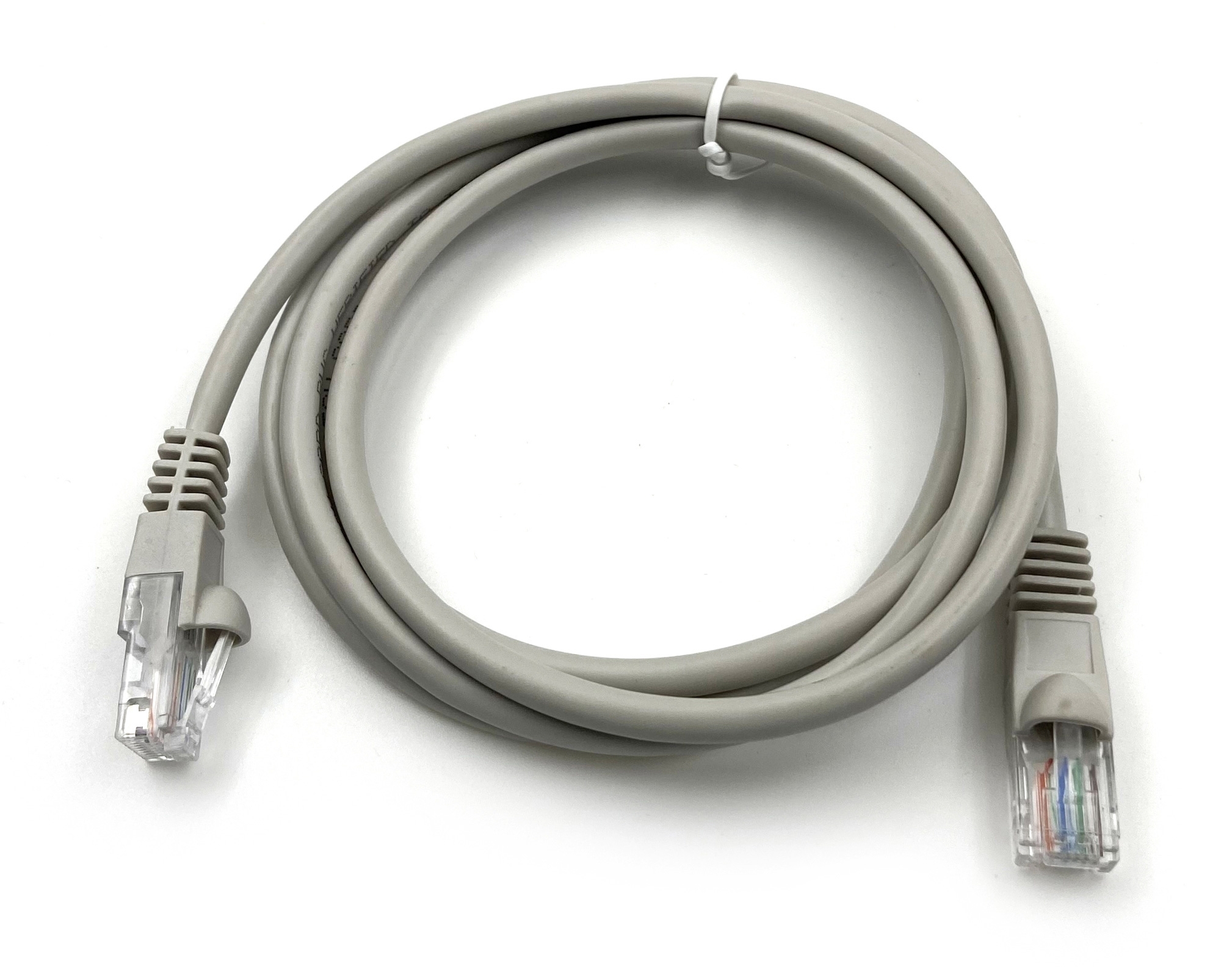 Патч-корд Buro cat.5e 1.5м серый RJ-45 (m)-RJ-45 (m)