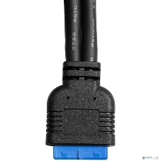 Планка портов в корпус 2xUSB 3.0 ExeGate BrctUSB3-2A (USB 3.0 20pin (IDC 20pin F) --> 2x USB 3.0 Af, кабель 20 см)