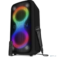 Колонка портативная SVEN АС PS-1000 черный 160W 1.0 BT/3.5Jack 8000mAh