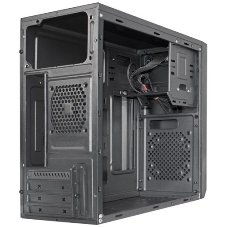 Компьютерный корпус Minitower ExeGate BAA-308MU2-AAA350 (mATX, БП AAA350 с вент. 8см, 1хUSB+2хUSB 3.0, HD Audio, черный)