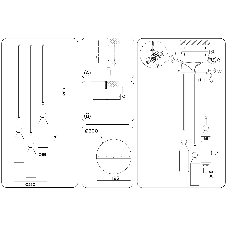 Светильник Ambrella light LH55272/3 BS/FR латунь/белый матовый E14 max 40W D230*1200