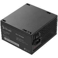 Блок питания Bloody BD-PS600W, 600Вт, 80 PLUS белый, 120мм, черный