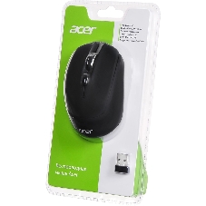 Мышь беспроводная Acer OMR050 черный, 1600 dpi, радиоканал, Bluetooth, USB, кнопки - 6