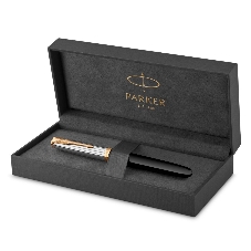 Ручка перьевая Parker 51 Premium (CW2169030) Black St.Steel GT, F, сталь нержавеющая, подарочная коробка