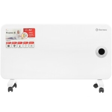 Конвектор электрический Thermex Frame 1500E белый, 1500 Вт, 20 м2, термостат, дисплей, WiFi