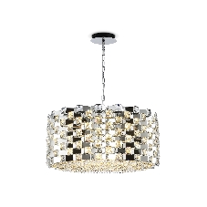 Люстра Ambrella light LH41006/18 CH/CL хром/прозрачный E14*18 max 40W D700*320