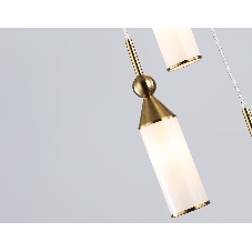 Светильник Ambrella light LH55272/3 BS/FR латунь/белый матовый E14 max 40W D230*1200