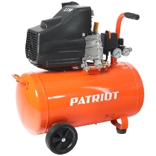 Компрессор Patriot EURO 50/2601.8кВт 220В 260л/мин 50л выход быстросъем елочка 8мм