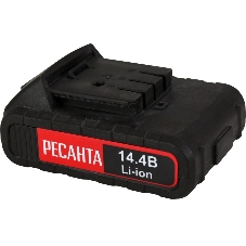 Дрель-шуруповерт Ресанта ДА-14-2Л, 14,4 В, 2 Ач, 45 Нм, щеточный