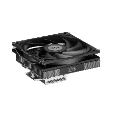 Кулер для процессора PCCooler RC600-67 (125W, 4-pin PWM, 67.5mm, Al, 4x6mm, 1x120мм, 62.5CFM, 32.5dBA, 2300RPM, S: 1851/1700/1200/115X, AM5/AM4, черный)