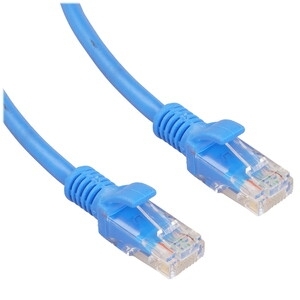 Патч-корд CCA light UTP Гарнизон PC-UTP-5e-1-B cat.5e, 1м, литой, многожильный синий