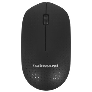 Мышь беспроводная Nakatomi MRON-02U черный, 1200 dpi, радиоканал, USB, кнопки - 3