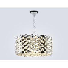 Люстра Ambrella light LH41006/18 CH/CL хром/прозрачный E14*18 max 40W D700*320