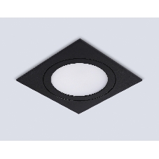 Светильник Ambrella light TN6609 BK черный IP44 GX53 max 15W 110*110*23