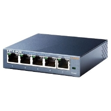 Коммутатор TP-Link SOHO TL-SG105 5-port Desktop Gigabit Switch, 5 10/100/1000M RJ45 ports, metal case