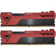 Оперативная память Patriot Viper Elite II, DDR4, 16GB (1x16 GB), 3600 MHz, CL20, DIMM, радиатор, красный, черный