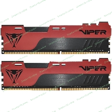 Оперативная память Patriot Viper Elite II, DDR4, 16GB (1x16 GB), 3600 MHz, CL20, DIMM, радиатор, красный, черный