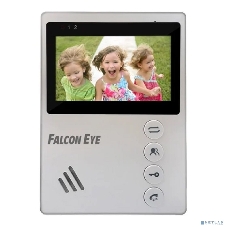 Видеодомофон Falcon Eye VISTA цветной, подключение 2-х вызывных панелей, без трубки (Hands Free), управление электрозамком, цвет корпуса: белый, нап