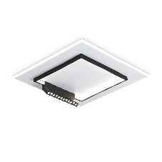 Светильник Ambrella light FL51455/1+1 WH/BK белый/черный 72W 3000K-6400K+4200K 500*500*80 (ПДУ РАДИО 2.4G)