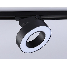Трековый однофазный светодиодный светильник Ambrella light GL6868 BK черный LED 15W 4200K D115*80