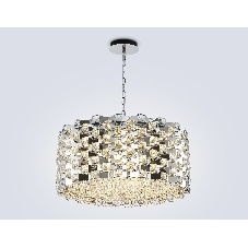Люстра Ambrella light LH41006/18 CH/CL хром/прозрачный E14*18 max 40W D700*320