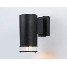 Светильник Ambrella light ST3819 BK/CL черный/прозрачный IP54 GU10 max 35W 187*90*160