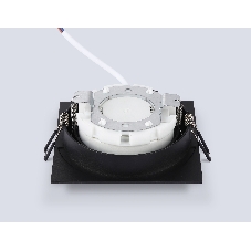 Светильник Ambrella light TN6609 BK черный IP44 GX53 max 15W 110*110*23