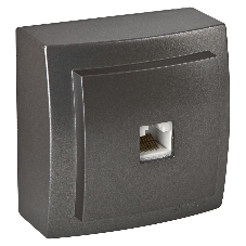 Nilson Роз. компьютерная 1-местн. СУ, (RJ45 CAT5), Темис (Themis), антрацит (26161044) Nilson Роз. компьютерная 1-местн. СУ, (RJ45 CAT5), Темис (Themis), антрацит (26161044)