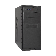 Компьютерный корпус Minitower ExeGate MA-372UX Black, mATX UN600, 120мм 2*USB+2*USB3.0, Audio