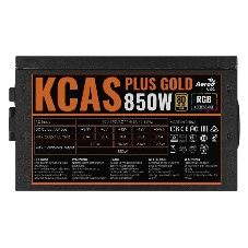 Блок питания Aerocool/Formula KCAS PLUS GOLD 850W (850W, ATX v2.4, APFC, Fan ARGB 12cm, 80+ Gold, Retail)