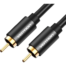 Кабель Vention аудио RCA M/RCA M - 1м черный