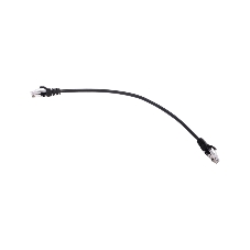 Патч-корд U/UTP Rexant cat.5e, RJ45-RJ45, 26AWG, ZH нг(А)-HF, черный, 0,3 м