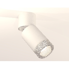 Комплект накладного поворотного светильника Ambrella light XM6312060 SWH/WH/CL белый песок/белый/прозрачный MR16 GU5.3 (A2220, C6312, N6150)