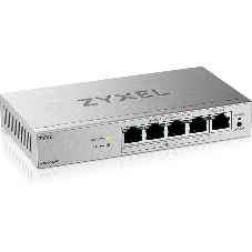 Коммутатор ZYXEL GS1200-5HPV3-EU0101F, 5×1 Гбит/с, 4×PoE+, 68 Вт, управляемый