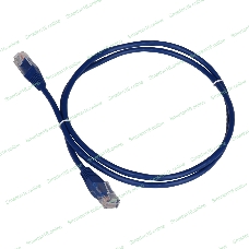 Патч-корд LANMASTER TWT UTP cat.5e, с заливными колпачками, 1.5 м, синий