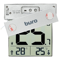 Термометр Buro P-6041 серебристый