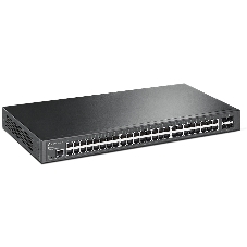 Коммутатор Jetstream 48-port gigabit L2+ managed switch with 4-gigabit uplink ports, 48 10/100/1000Mbps RJ-45 port, 4 1000Mbps SFP slots
