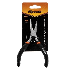 Длинногубцы Sparta Mini, 130 мм, никелированные, прямые, авторазжим